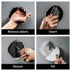 3M Large Hole 12 fl. oz. Wall Repair Kit -Sandpaper, Patching & Repair Sales 3m drywall repair tools lhr kit 1d 1000