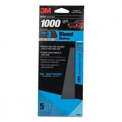 3M Wetordry 3-2/3 in. x 9 in. 1000 Grit Sandpaper