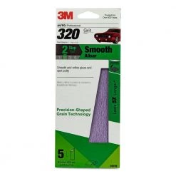 3M Performance 3-2/3 in. x 9 in. 320 Grit Sandpaper (Case of 20,5-Packs)
