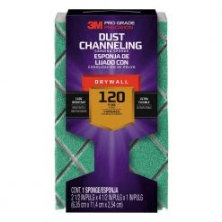 3M 4.5 in. x 2.5 in. x 1 in. Fine 120-Grit Drywall Block Sanding Sponge