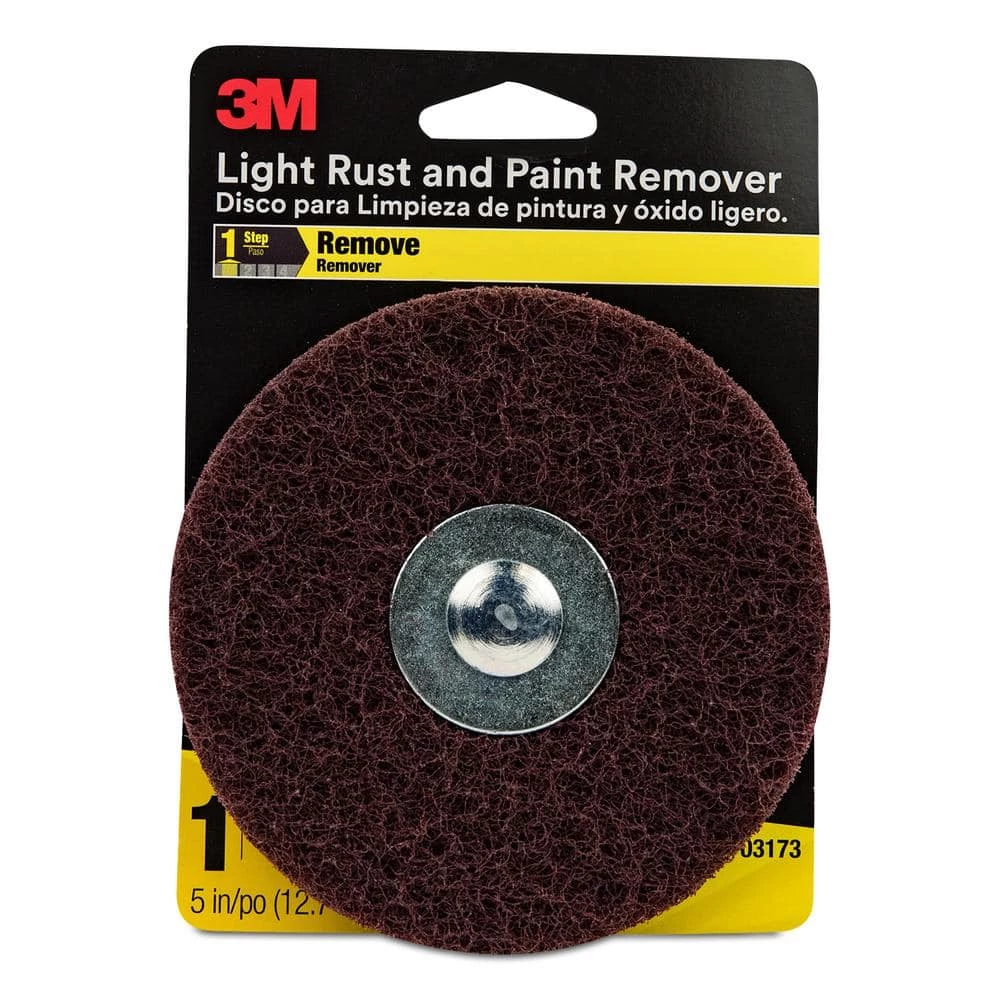 3M 5 in. Light Rust and Paint Remover Coarse Grit (Case of 2) 3 3M 5 in. Light Rust and Paint Remover Coarse Grit (Case of 2)