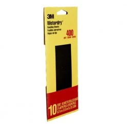 3M Imperial Wetordry 3-2/3 in. x 9 in. 400 Grit Sandpaper (10-Pack)(Case of 18) -Sandpaper, Patching & Repair Sales 3m drywall sanding tools 5920 18 cc 40 1000 1