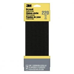 3M 4-1/4 in. x 11-1/4 in. 220 Fine Grit Drywall Sanding Screens (2-Pack)