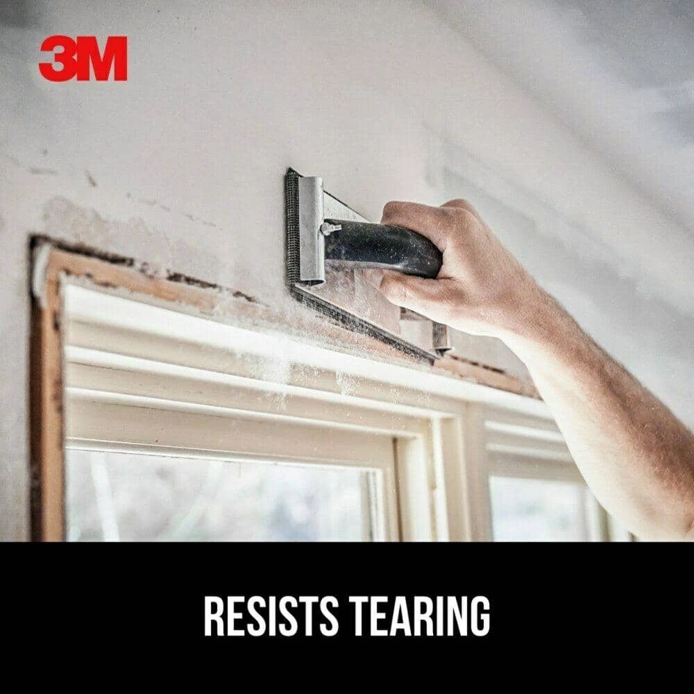 3M 4-3/16 in. x 11-1/4 in. 100 Grit Medium Drywall Sanding Screens (2-Pack) 9 3M 4-3/16 in. x 11-1/4 in. 100 Grit Medium Drywall Sanding Screens (2-Pack) - Image 7