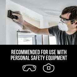 3M 4.875 in. x 2.875 in. x 1 in. (12.38 cm x 7.3 cm x 2.54 cm) Fine/Medium Dual Grit Drywall Sanding Sponge (4-Pack) -Sandpaper, Patching & Repair Sales 3m drywall sanding tools 9095dc na 4pk 4f 1000