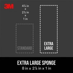 3M 27/8 in. x 8 in. x 1 in. 150 Fine Grit Extra Large Angled Drywall Sanding Sponge -Sandpaper, Patching & Repair Sales 3m drywall sanding tools 910 dsa 12 77 1000