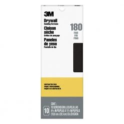 3M Pro-Pak 4-3/16 in. x 11-1/4 in. 180 Grit Fine Drywall Sanding Screens (10-Sheets) (Case of 5)