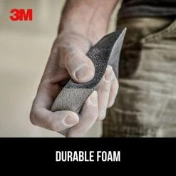 3M 2.875 in. x 4.875 in. x 1 in. (7.30 cm x 12.38 cm x 2.54 cm) 120 Grit Fine Angled Drywall Sanding Sponge -Sandpaper, Patching & Repair Sales 3m drywall sanding tools cp 042 4pk 1d 1000