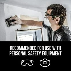 3M 2.875 in. x 4.875 in. x 1 in. (7.30 cm x 12.38 cm x 2.54 cm) 120 Grit Fine Angled Drywall Sanding Sponge -Sandpaper, Patching & Repair Sales 3m drywall sanding tools cp 042 4pk 4f 1000