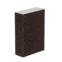 3M 4-1/2 in. x 2-1/2 in. x 1 in. 120 Fine-Grit Block Sanding Sponge ((3-Pack) (Case of 6)) -Sandpaper, Patching & Repair Sales 3m drywall sanding tools cp001 3pk lg 40 1000 1