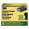 3M 3.75 in. x 2.625 in. x 1 in 80 Grit Medium Sanding Block Sponges (6-Pack) -Sandpaper, Patching & Repair Sales 3m drywall sanding tools cp002 6p cc 64 1000