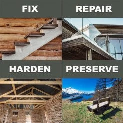 PC Products 1.5 gal. PC-Rot Terminator Wood Hardener 12 PC Products 1.5 gal. PC-Rot Terminator Wood Hardener -Sandpaper, Patching & Repair Sales amber pc products wood restoration 192610 44 1000