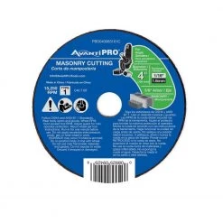 Avanti Pro 4 in. x 1/16 in. x 5/8 in. Thin Kerf Masonry Cutting Disc