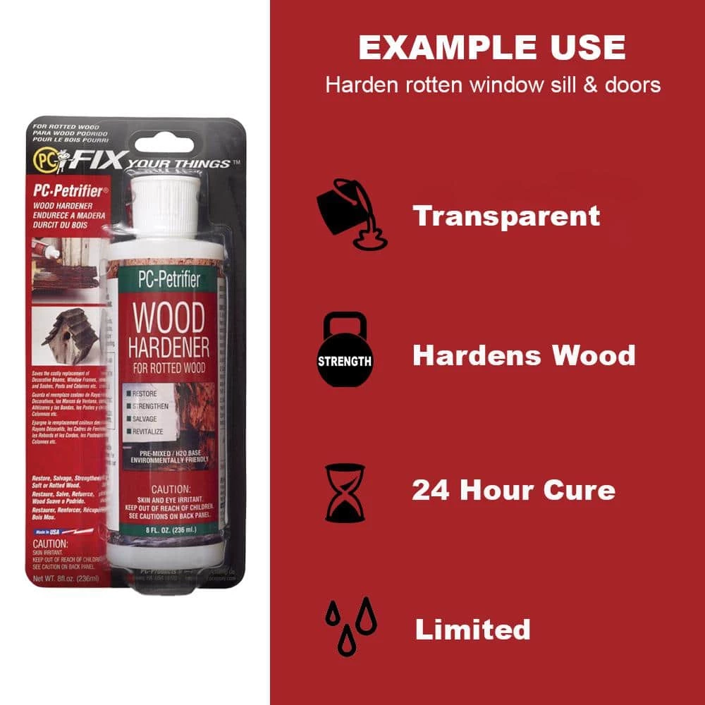PC Products 16 oz. PC-Petrifier Wood Hardener 4 PC Products 16 oz. PC-Petrifier Wood Hardener - Image 2