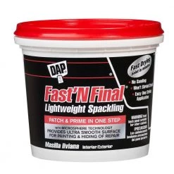 DAP Fast'N Final 1 gal. White Lightweight Spackling (4-Pack)