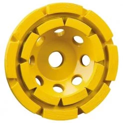 DEWALT 4-1/2 in. Double Row Diamond Cup Wheel