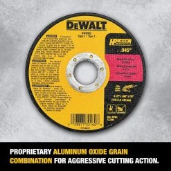 DEWALT 4-1/2 in. x 0.045 in. x 7/8 in. Metal and Stainless Cutting Wheel (5-Pack) -Sandpaper, Patching & Repair Sales dewalt grinding wheels cut off wheels dw8062b5 a0 1000