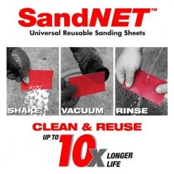 DIABLO Reusable Hand Sanding Block with Assorted SandNET Faster Reusable Sheets (80, 120, 220 Grit) -Sandpaper, Patching & Repair Sales diablo drywall sanding tools dfb234duoh01g 4f 1000