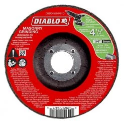 DIABLO 4-1/2 in. x 1/4 in. x 7/8 in. Masonry Grinding Disc with Type 27 Depressed Center