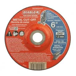 DIABLO Bonded 6 in. x 0.045 in. x 7/8 in. Metal Cutoff T27