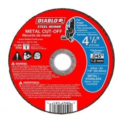 DIABLO Steel Demon 4-1/2 in. x 0.045 in. x 7/8 in. Metal Cut Off Type 1