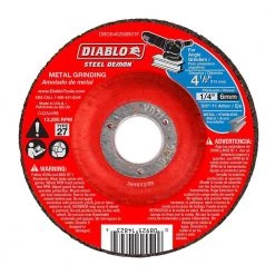 DIABLO Steel Demon 4-1/2 in. x 1/4 in. x 5/8 in.-11 Metal DC Grinding Type 27 HUB