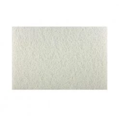 DIABLO 12 in. x 18 in. Non-Woven White Buffer Pad