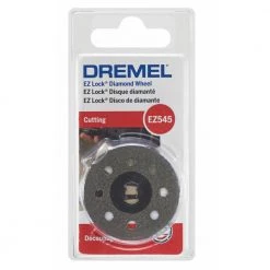 Dremel EZ Lock 1-1/2 in. Rotary Tool Diamond Tile Cutting Wheel for Tile and Ceramic Materials -Sandpaper, Patching & Repair Sales dremel grinding wheels cut off wheels ez545 c3 1000
