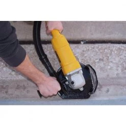 Dustless Technologies 7 in. Universal Dust Shroud Pro for Angle Grinders -Sandpaper, Patching & Repair Sales dustless technologies grinder parts attachments d1807 1f 1000