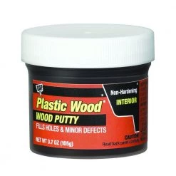DAP Plastic Wood 3.7 oz. Ebony Wood Putty (6-Pack)