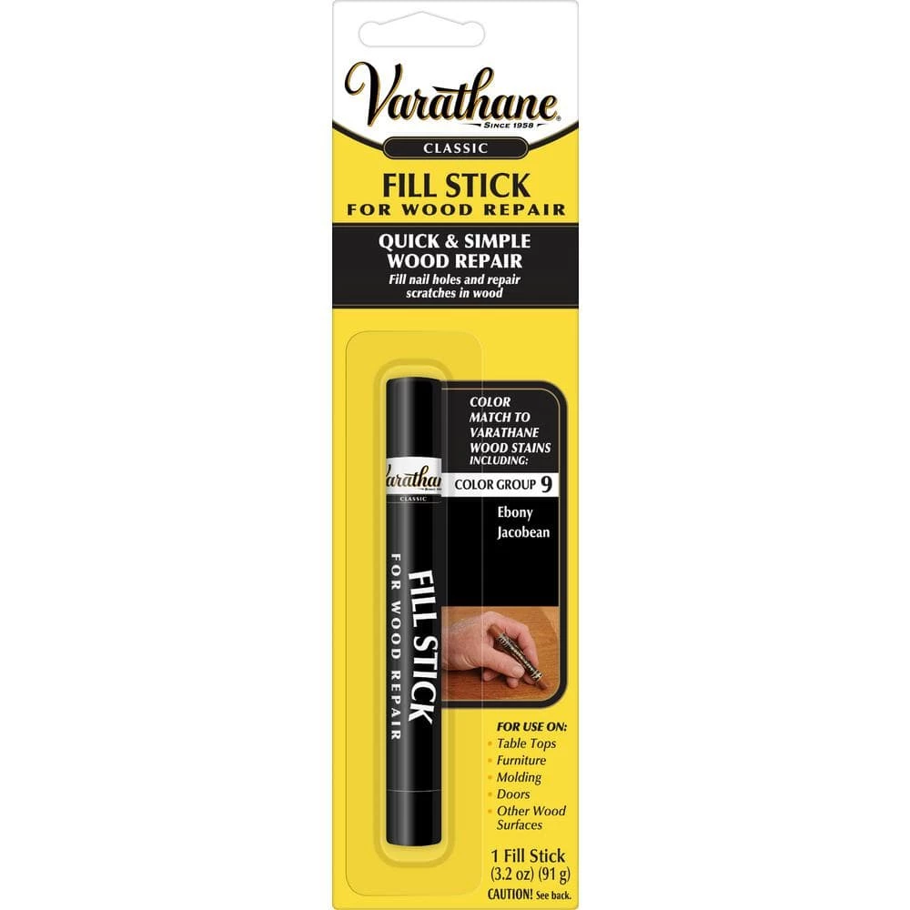 Varathane 3.2 oz. Ebony Wood Fill Stick 4 Varathane 3.2 oz. Ebony Wood Fill Stick - Image 2
