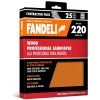 Fandeli 9 in. x 11 in. 220 Grit Fine Aluminum Oxide Sandpaper (25-Pack) -Sandpaper, Patching & Repair Sales fandeli drywall sanding tools 36014 64 1000
