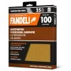 Fandeli 9 in. x 11 in. 100 Grit Coarse Premium Aluminum Oxide Sandpaper (25-Pack) -Sandpaper, Patching & Repair Sales fandeli drywall sanding tools 36025 64 1000