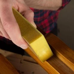 Gator Super Sponge 3 in. x 5 in. x 1 in. Medium 220-Grit Angled Sanding Sponge -Sandpaper, Patching & Repair Sales gator drywall sanding tools 730620 1f 1000