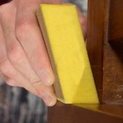 Gator Super Sponge 3 in. x 5 in. x 1 in. Medium 220-Grit Angled Sanding Sponge -Sandpaper, Patching & Repair Sales gator drywall sanding tools 730620 4f 1000