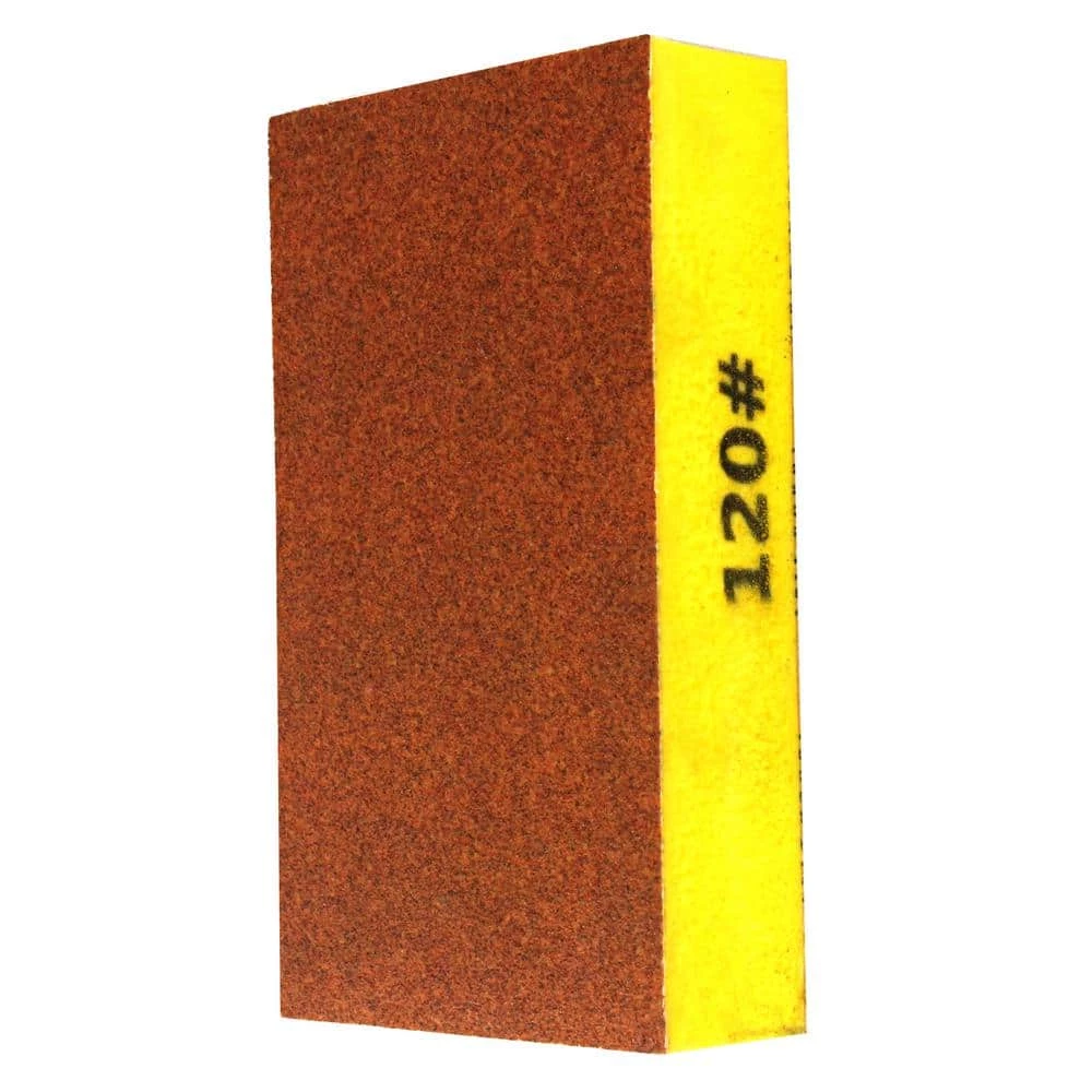 Gator Super Sponge 3 in. x 5 in. x 1 in. Fine 120-Grit Sanding Sponge 8 Gator Super Sponge 3 in. x 5 in. x 1 in. Fine 120-Grit Sanding Sponge - Image 6