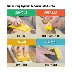 Gator Super Sponge 3 in. x 5 in. x 1 in. Very Fine 320-Grit Sanding Sponge -Sandpaper, Patching & Repair Sales gator drywall sanding tools 7375 e1 1000