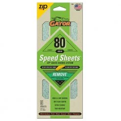 Gator AlumiNext Speed Sheets 3-2/3 in. x 9 in. 80 Grit Medium Hook and Loop Sand Paper (5-Pack)