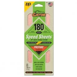 Gator Speed Sheets 3-2/3 in. x 9 in. 180 Grit Very Fine Hook and Loop Sand Paper (5-Pack)