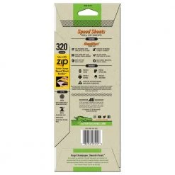 Gator AlumiNext Speed Sheets 3-2/3 in. x 9 in. 320 Grit Very Fine Hook and Loop Sand Paper (5-Pack) -Sandpaper, Patching & Repair Sales gator drywall sanding tools 7412 c3 1000