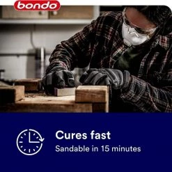 3M Bondo 12 fl. oz. Wood Filler -Sandpaper, Patching & Repair Sales gold 3m wood floor fillers 30081 4f 1000