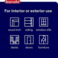 3M Bondo 12 fl. oz. Wood Filler -Sandpaper, Patching & Repair Sales gold 3m wood floor fillers 30081 fa 1000