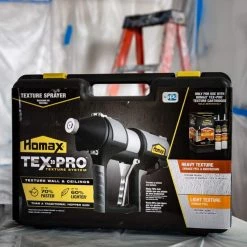 Homax TexPro Texture System Sprayer with Durable Carry Case -Sandpaper, Patching & Repair Sales homax patching repair tp01 1f 1000