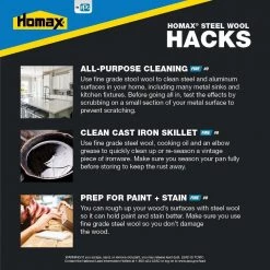 Homax Fine Grade #00 Steel Wool (12-Pad) -Sandpaper, Patching & Repair Sales homax steel wool 10121100 6 44 1000