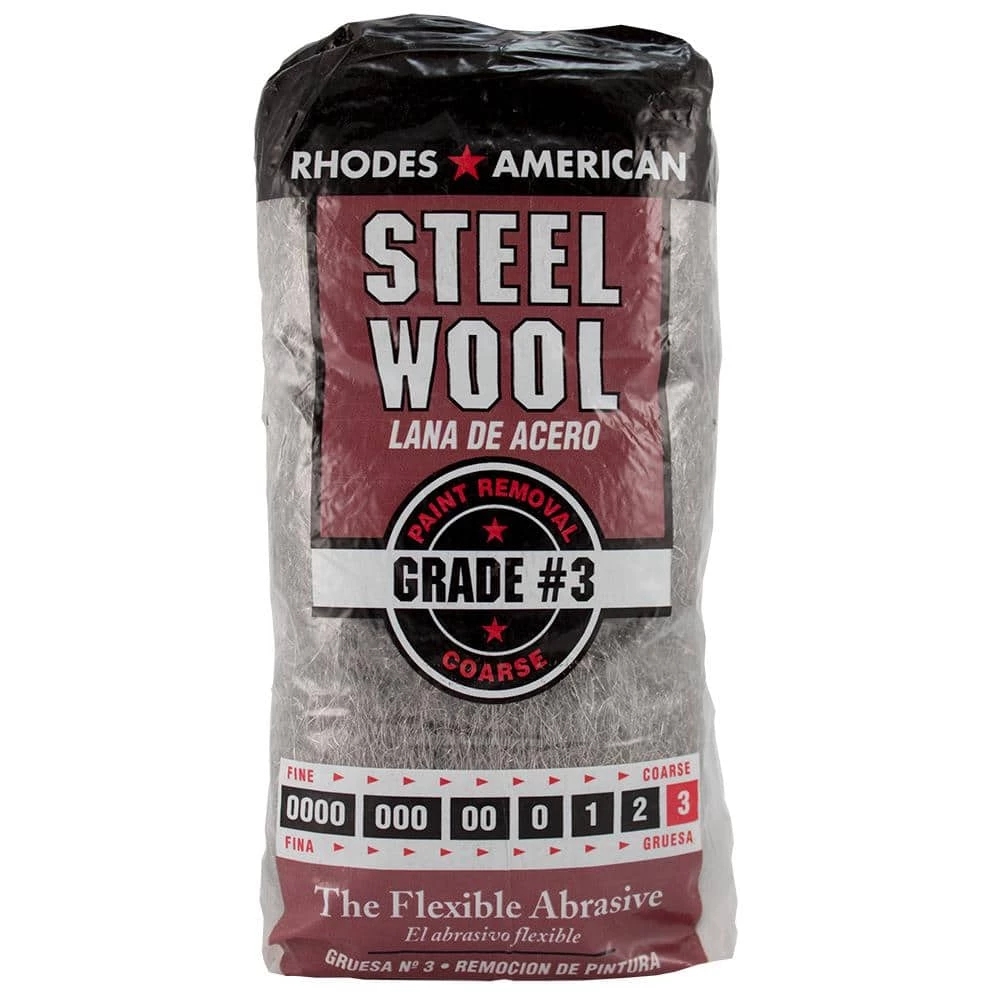 Homax Coarse Grit #3 Steel Wool (12-Pad) 3 Homax Coarse Grit #3 Steel Wool (12-Pad)