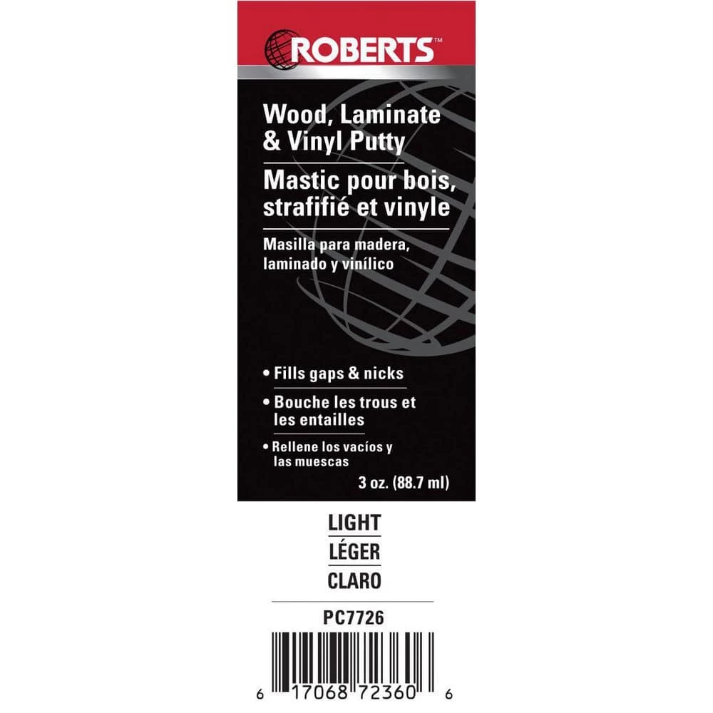 Roberts 3 oz. Light Wood, Laminate and Vinyl Putty 5 Roberts 3 oz. Light Wood, Laminate and Vinyl Putty - Image 3