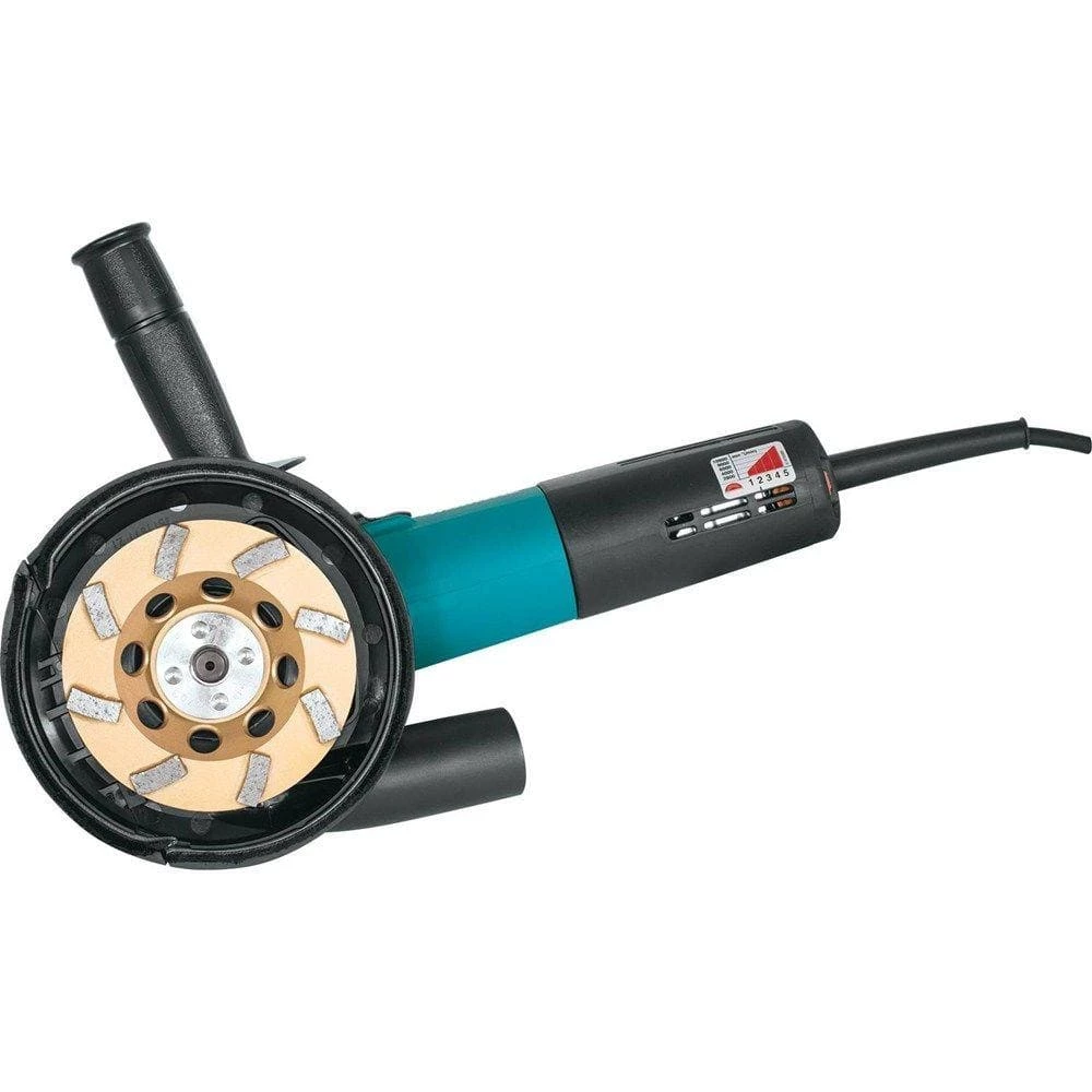 Makita 4-1/2 in. Turbo 8 Segment Diamond Cup Wheel, Low-Vibration, Compatible with Angle Grinders with electronic controller 7 Makita 4-1/2 in. Turbo 8 Segment Diamond Cup Wheel, Low-Vibration, Compatible with Angle Grinders with electronic controller - Image 5