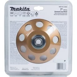 Makita 7 in. Turbo 24 Segment Diamond Cup Wheel, Low-Vibration, Compatible with Angle Grinders with electronic controller -Sandpaper, Patching & Repair Sales makita diamond grinding wheels brushes a 96425 fa 1000