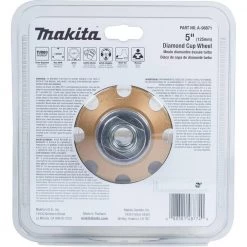 Makita 5 in. Turbo Low-Vibration Diamond Cup Wheel, Compatible with Angle Grinders with electronic controller -Sandpaper, Patching & Repair Sales makita diamond grinding wheels brushes a 98871 76 1000
