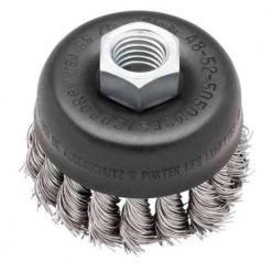 Milwaukee 3 in. Stainless Steel Knot Wire Cup Brush